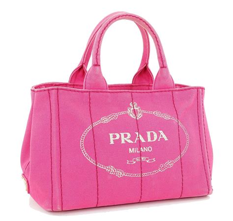 prada canvas tote pink|prada nylon tote bag large.